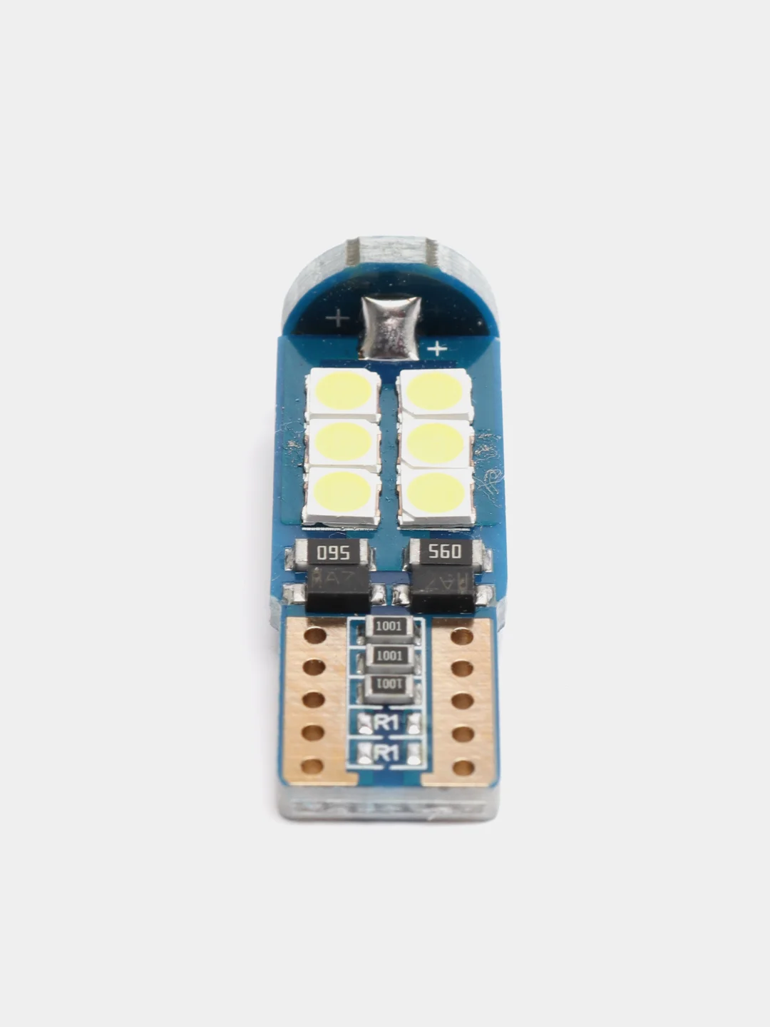 Светодиодные лампочки LED W5W T10, для подсветки салона габаритов и номера автомобиля