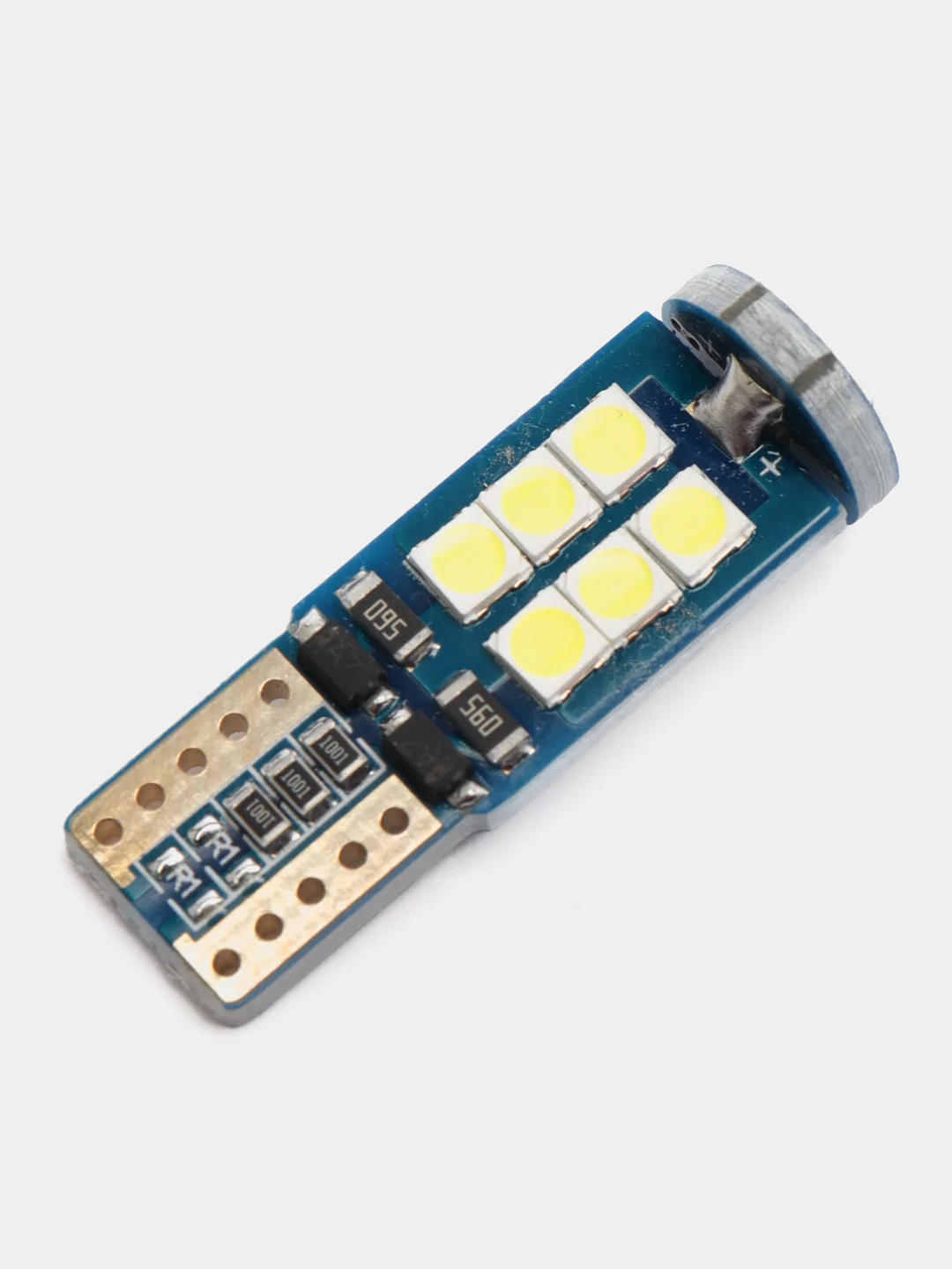 Светодиодные лампочки LED W5W T10, для подсветки салона габаритов и номера автомобиля