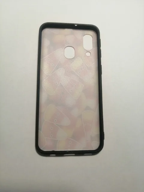 Силиконовый чехол Samsug A40 с рисунком