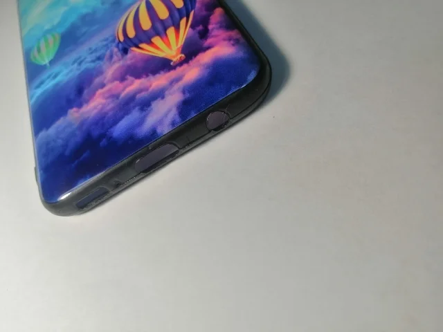 Силиконовый чехол Samsug A40 с рисунком