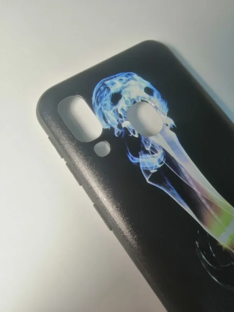 Силиконовый чехол Samsug A40 с рисунком