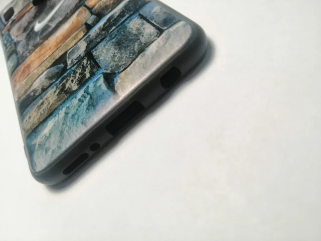 Силиконовый чехол Samsug A40 с рисунком