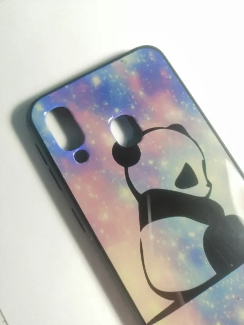 Силиконовый чехол Samsug A40 с рисунком