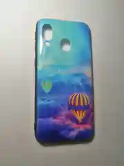 Силиконовый чехол Samsug A40 с рисунком