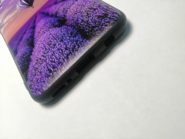 Силиконовый чехол Samsug A40 с рисунком