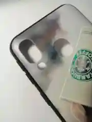 Силиконовый чехол Samsug A40 с рисунком