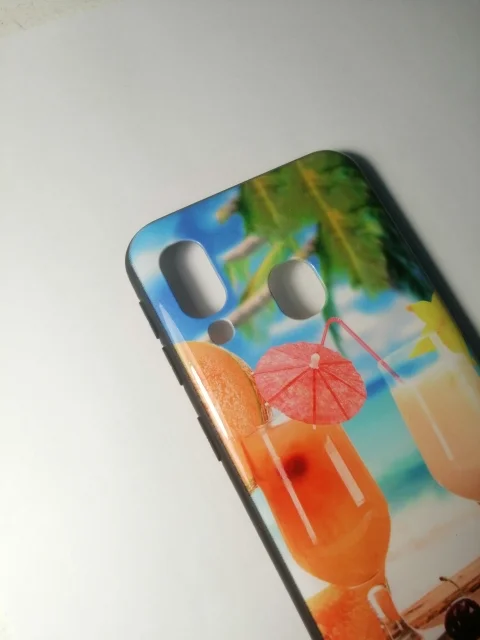 Силиконовый чехол Samsug A40 с рисунком