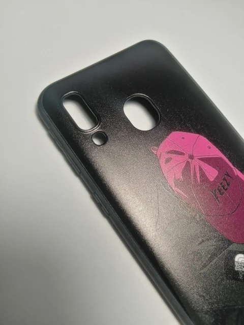 Силиконовый чехол Samsug A40 с рисунком