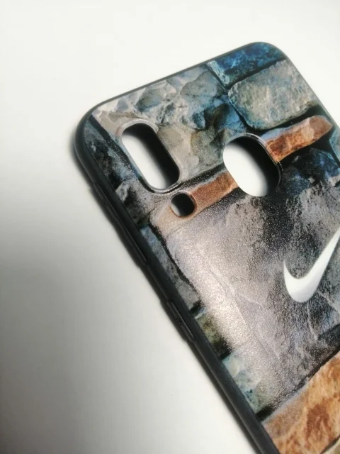 Силиконовый чехол Samsug A40 с рисунком