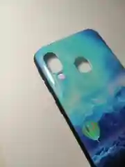 Силиконовый чехол Samsug A40 с рисунком
