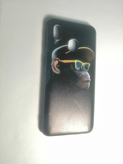 Силиконовый чехол Samsug A40 с рисунком