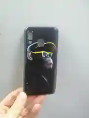 Силиконовый чехол Samsug A40 с рисунком