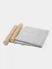 Кремовый когтеточка для кошек с игрушкой, джут