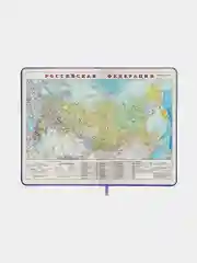 Ежедневник-планер (планинг) - блокнот недат. А5 BRAUBERG экокожа, 160л, фиолетовый, 111854