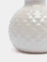 Белый вазочка