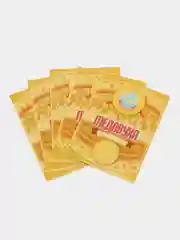 Горчичный этикетки  на бутылки для самогона, по 5 штук