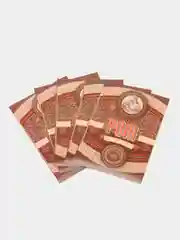 Желтый этикетки  на бутылки для самогона, по 5 штук
