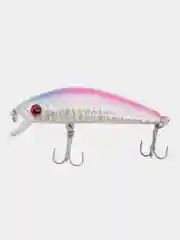 Серебряный рыболовный воблер "Минноу" (Minnow), 6,5 см, 7,5 г, 8 цветов