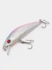 Серебряный рыболовный воблер "Минноу" (Minnow), 6,5 см, 7,5 г, 8 цветов