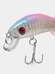 Серебряный рыболовный воблер "Минноу" (Minnow), 6,5 см, 7,5 г, 8 цветов