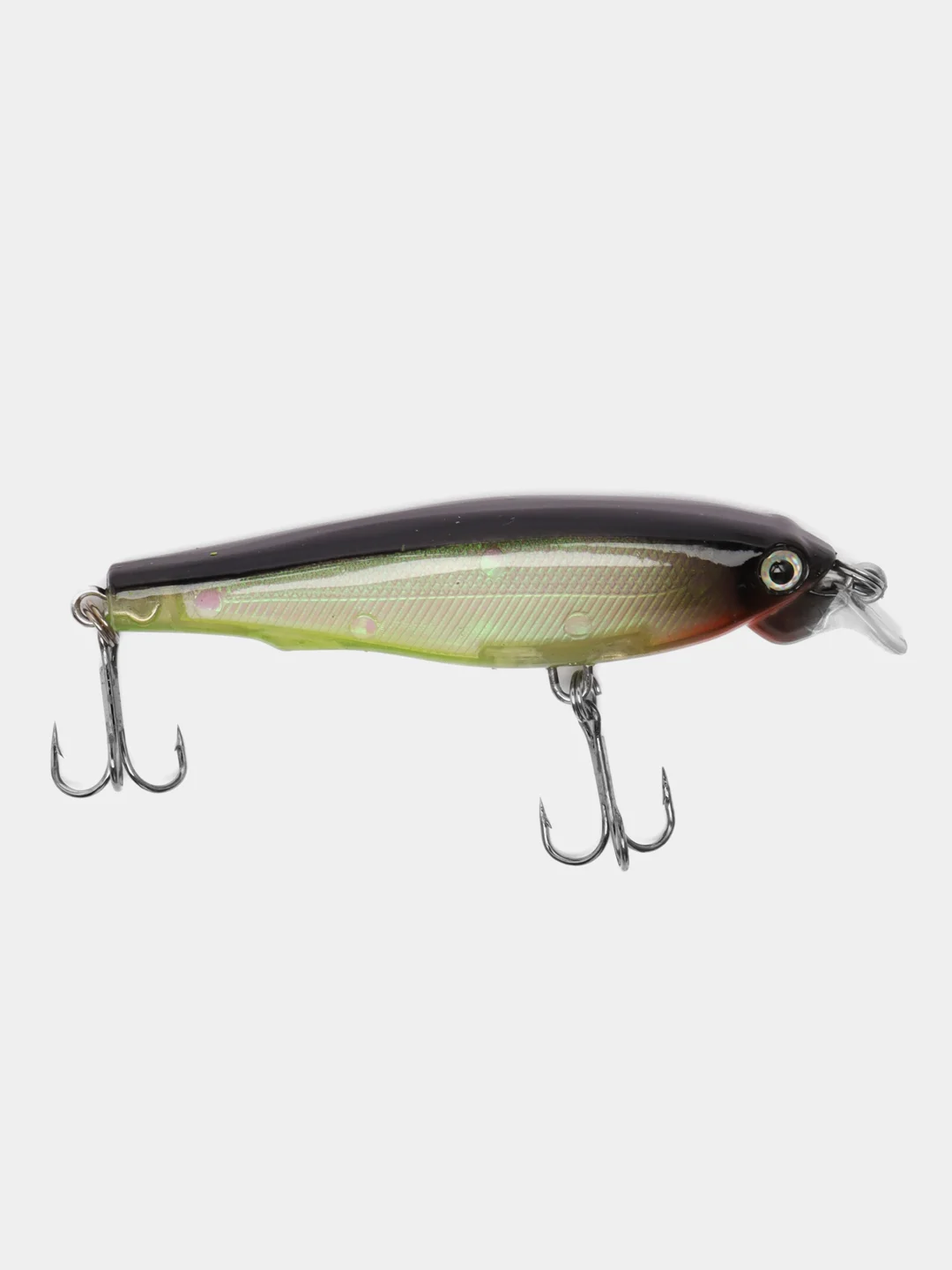 Серебряный рыболовный воблер "Минноу" (Minnow), 7 см, 7,3 г, 5 цветов