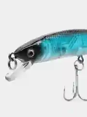 Синий рыболовный воблер "Минноу" (Minnow), 9 см, 8 г, 5 цветов