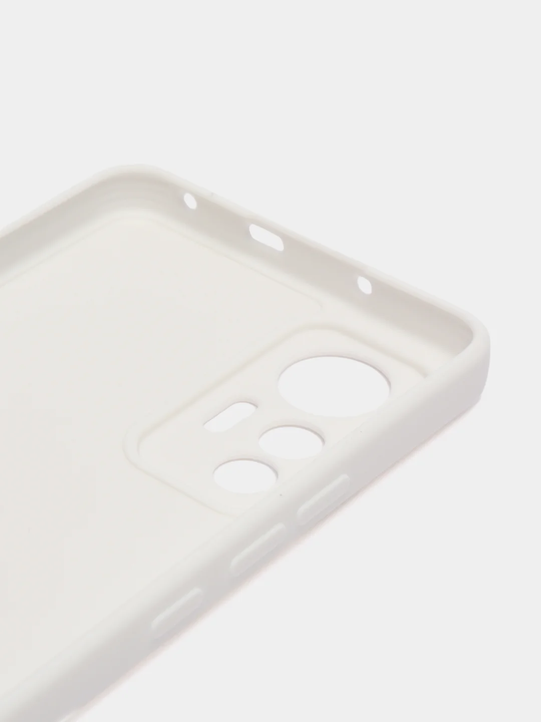 Белый силиконовый чехол для Xiaomi 12 Lite (Сяоми 12 Лайт), прозрачный