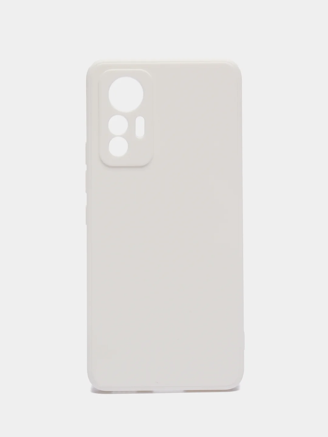 Белый силиконовый чехол для Xiaomi 12 Lite (Сяоми 12 Лайт), прозрачный