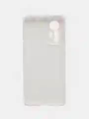 Белый силиконовый чехол для Xiaomi 12 Lite (Сяоми 12 Лайт), прозрачный