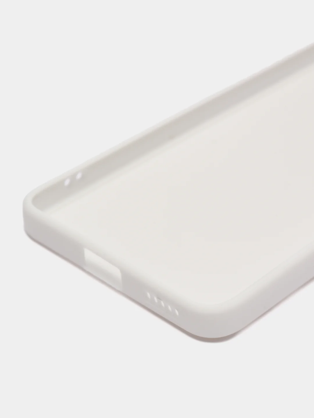Белый силиконовый чехол для Xiaomi 12 Lite (Сяоми 12 Лайт), прозрачный