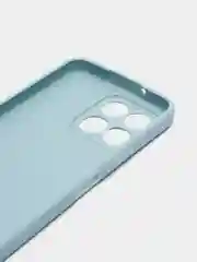 Светло-синий силиконовый чехол для Honor X8 5G, Honor X6 (Хонор Х8 5Г, Х6), прозрачный