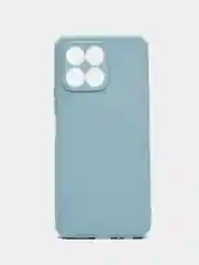 Светло-синий силиконовый чехол для Honor X8 5G, Honor X6 (Хонор Х8 5Г, Х6), прозрачный