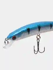 Голубой рыболовный воблер "Минноу" (Minnow), 9 см, 8,5 г, 10 цветов