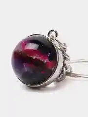 Коричневый брелок-шар для ключей "Планеты. Космос"