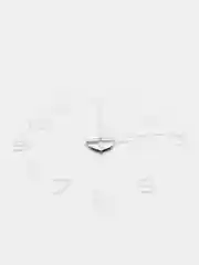 Серебряный часы настенные, интерьерные