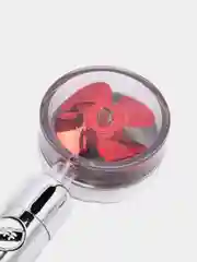 Красный лейка для душа, с пропеллером