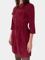 Бордовый платье женское, вельветовое, вечернее, 9 цветов