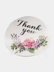 Конфетный наклейки спасибо, хендмейд, Handmade, Thank You, Thanks (набор из 20 шт) ручная работа