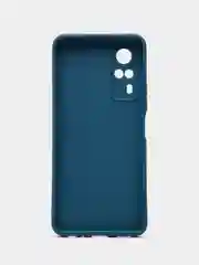 Синий чехол для Vivo Y31/Y53S 4G/Y51 2020/2021 (Виво У31/У53С 4Г/У51 2020/2021), силиконовый