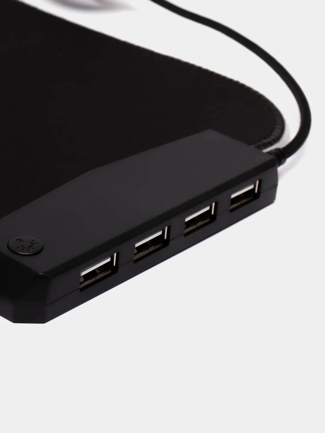 Черный коврики для мыши, двух видов, с USB разветвителем, с беспроводной зарядкой