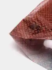 Багровый пакет полиэтиленовый подарочный, вырубная ручка