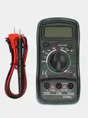 Зеленый мультиметр цифровой XL830L, со звуковой прозвонкой и подсветкой экрана