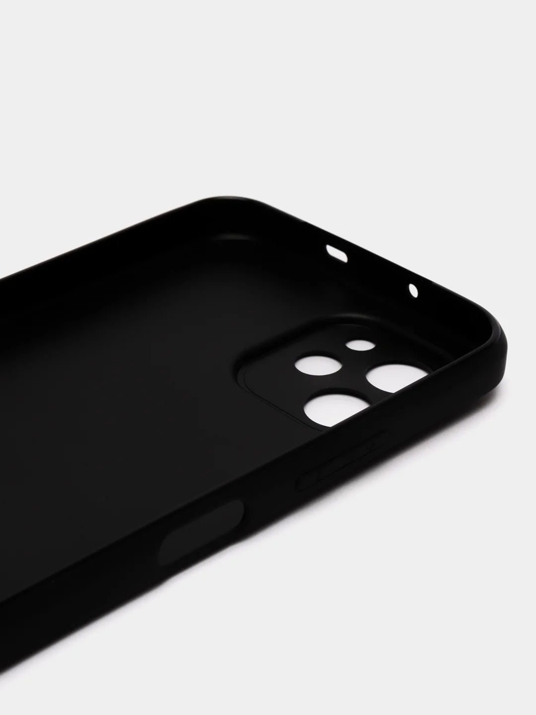 Черный чехол BROSCORP для Huawei Nova Y61, матовый, силиконовый