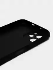 Черный чехол BROSCORP для Huawei Nova Y61, матовый, силиконовый