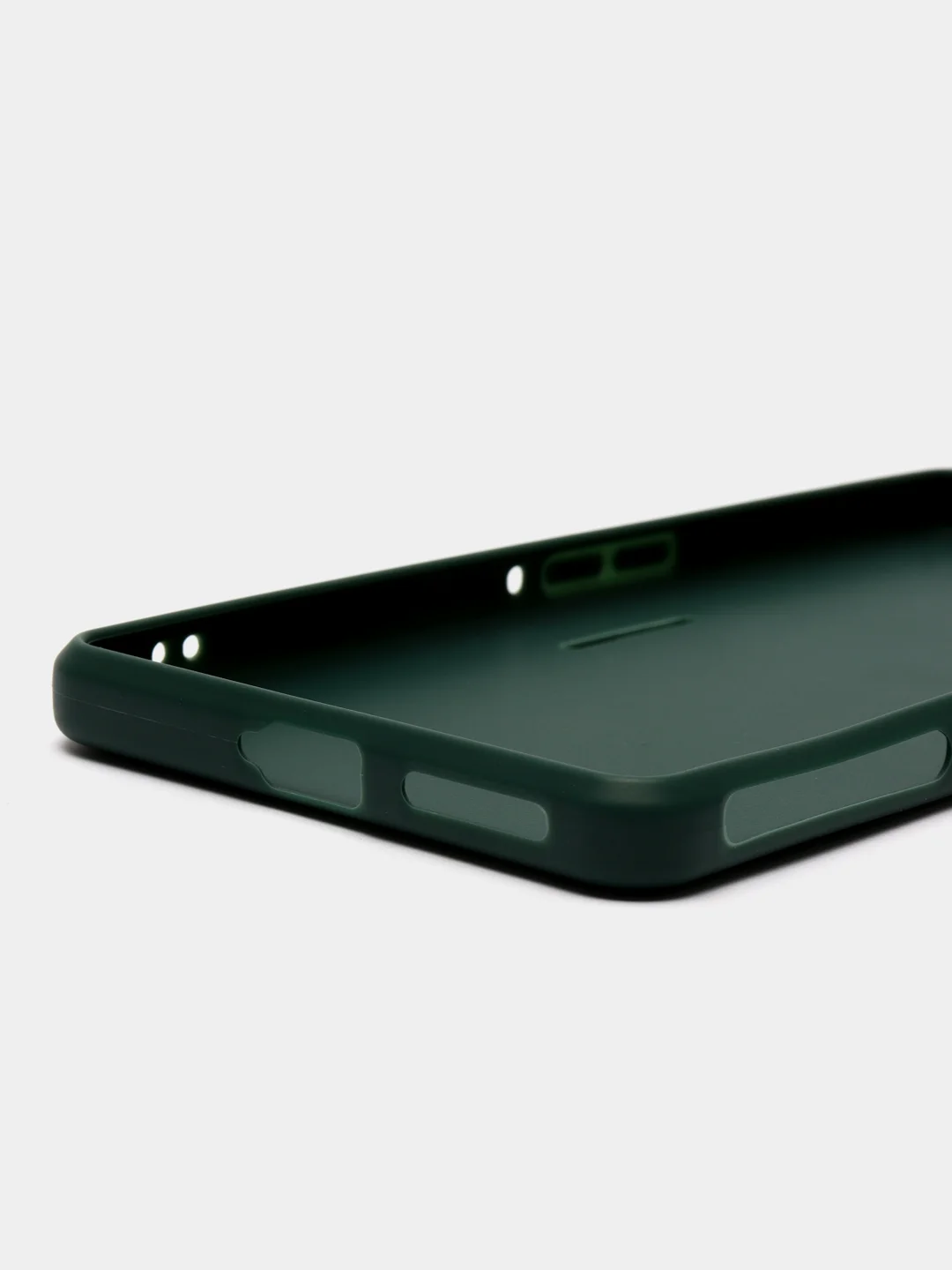Зеленый чехол BROSCORP для Xiaomi Poco F4 GT, матовый, силиконовый, тонкий, бортик вокруг камер
