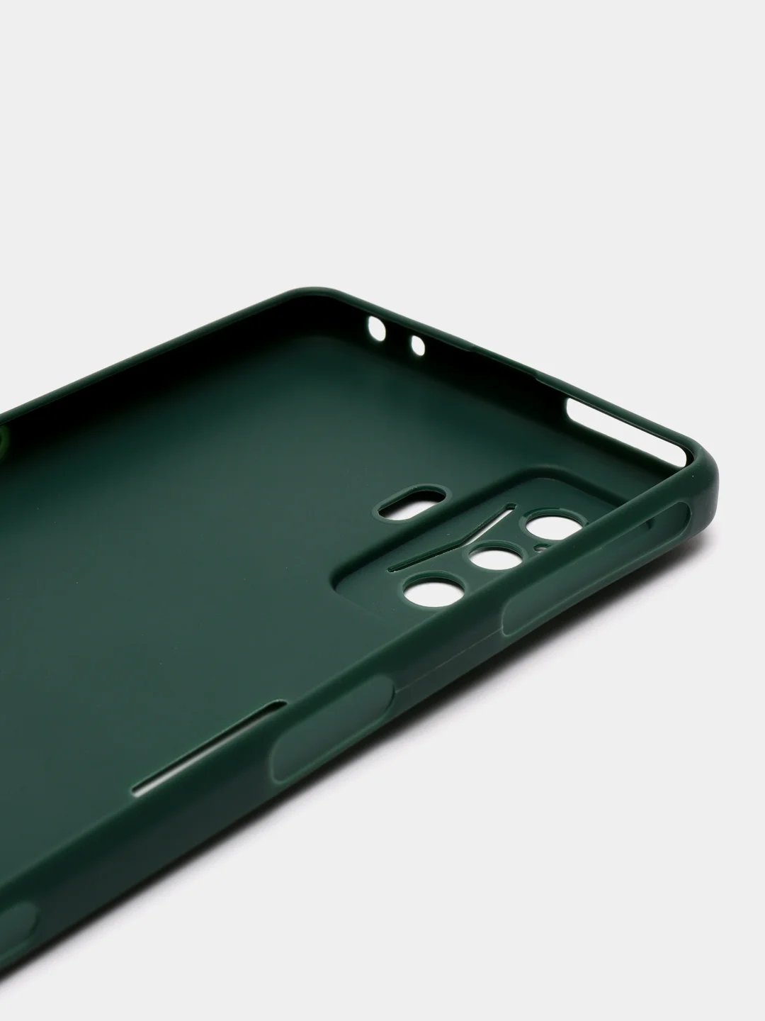 Зеленый чехол BROSCORP для Xiaomi Poco F4 GT, матовый, силиконовый, тонкий, бортик вокруг камер