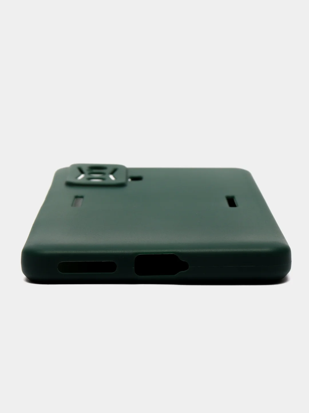 Зеленый чехол BROSCORP для Xiaomi Poco F4 GT, матовый, силиконовый, тонкий, бортик вокруг камер