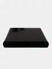 Черный чехол BROSCORP для Samsung Galaxy S22 Ultra матовый силиконовый тонкий бортик вокруг камер