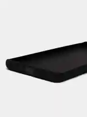 Черный чехол для Xiaomi 12 Pro / 12S Pro силиконовый BROSCORP тонкий матовый, покрытие soft-touch