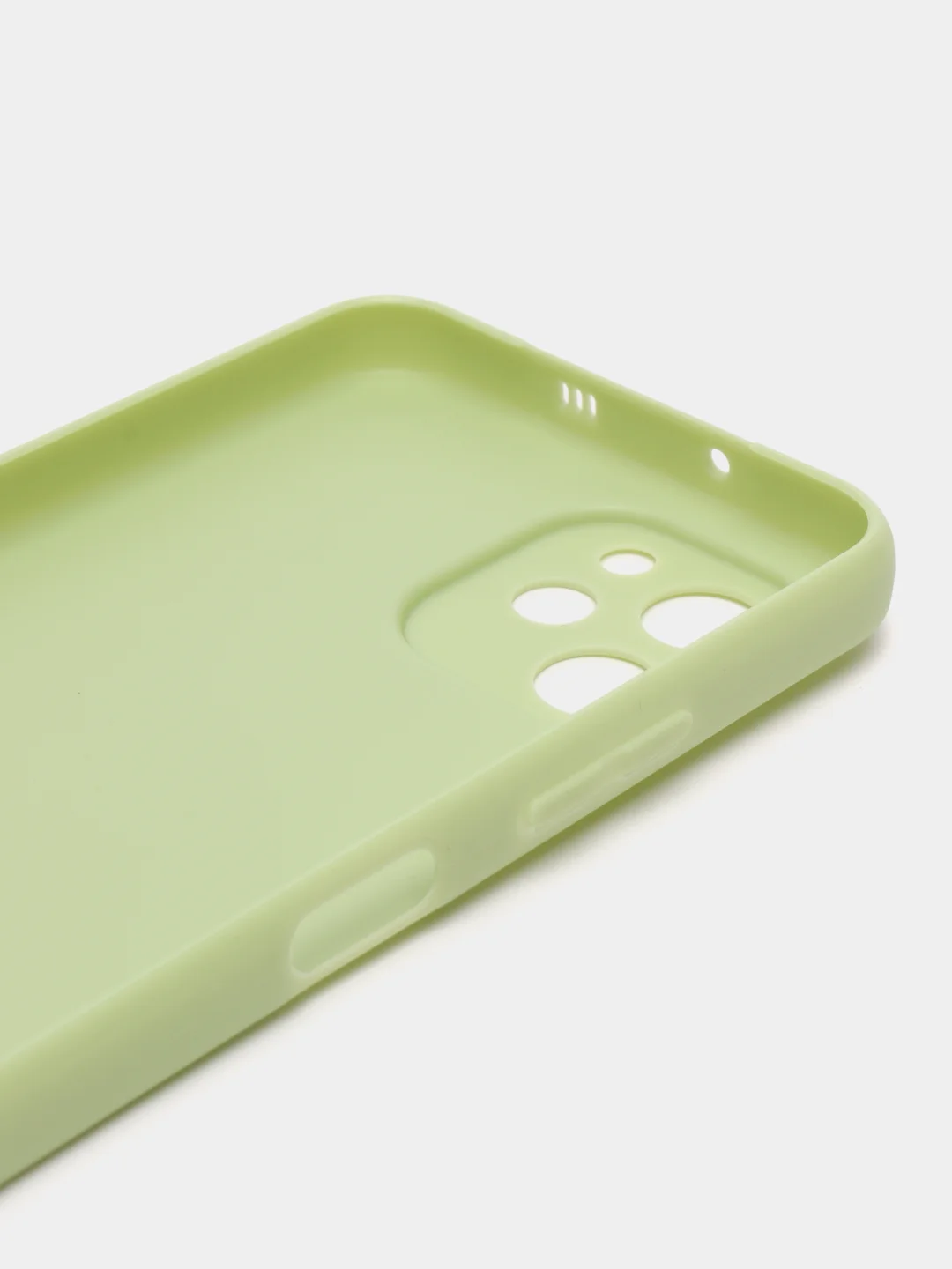 Зеленый чехол BROSCORP для Huawei Nova Y61, матовый, силиконовый